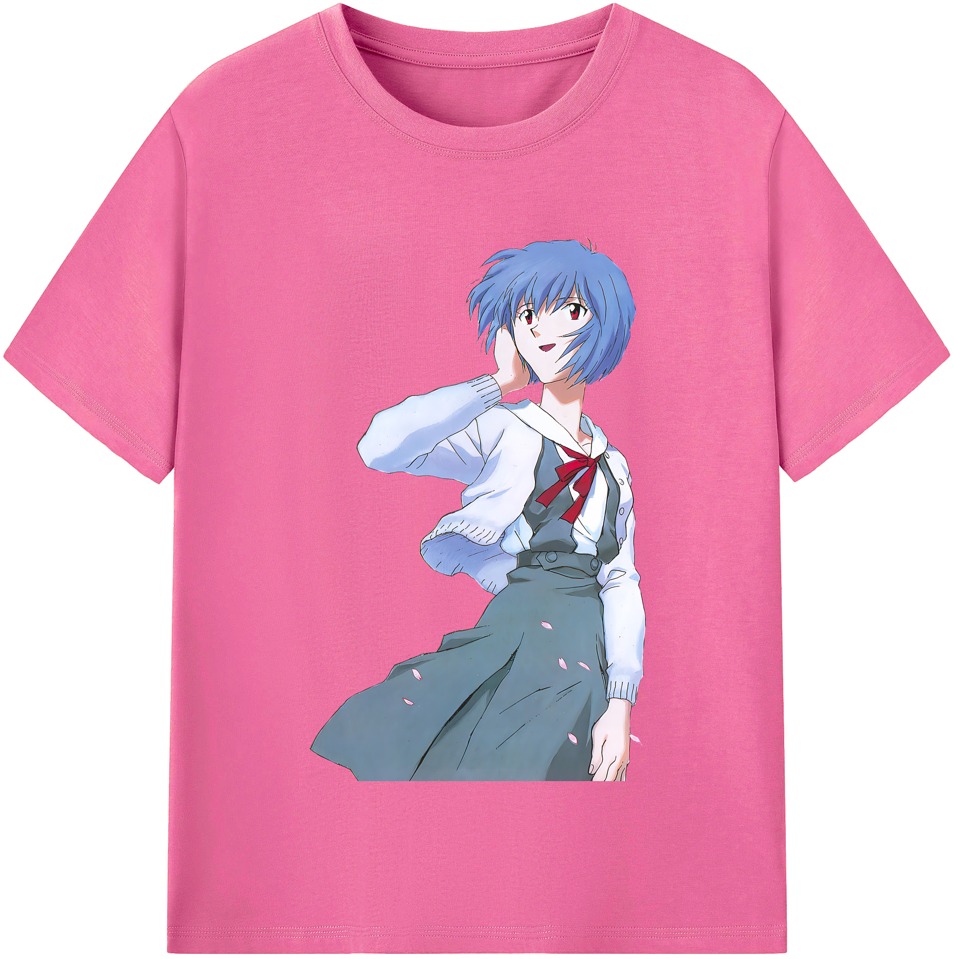 （画像用） EVA 新世紀エヴァンゲリオン レディースカジュアルプリントTシャツ（綿100％）